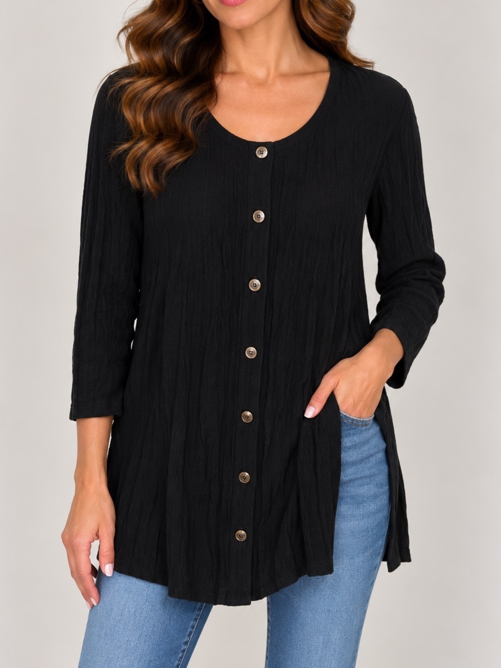 Vintage Promises Promises Top Black